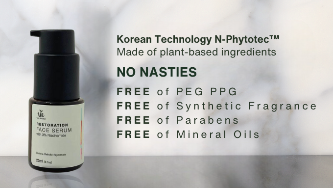 Skin restoration face serum